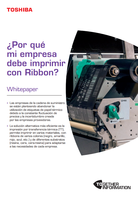 Toshiba Whitepaper - Por qué imprimir con ribbon
