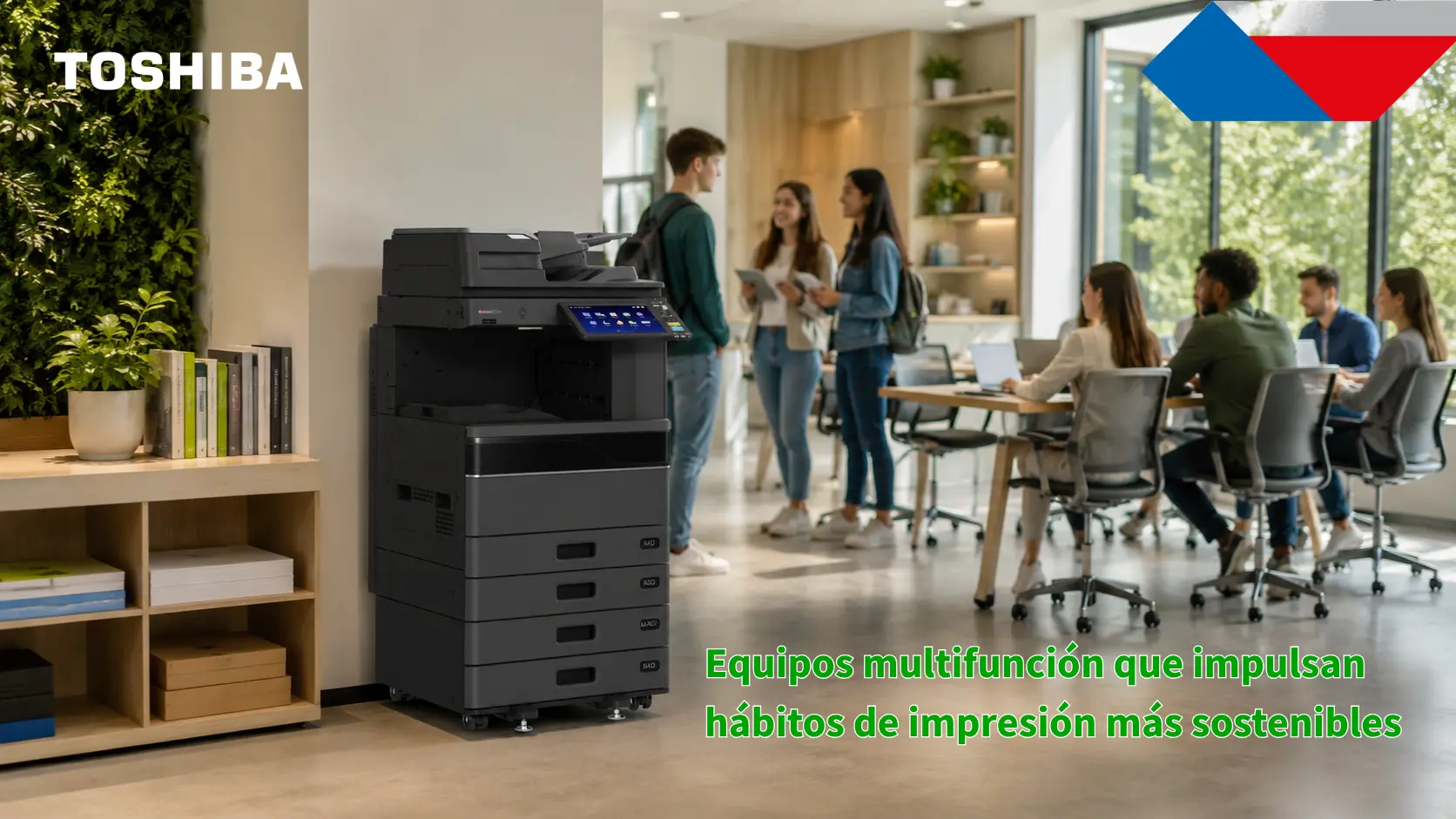 Toshiba Equipos multifunción que impulsan hábitos de impresión más sostenibles